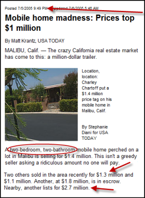 is a brand new mobile home a new investment