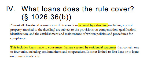 dood frank def of loans