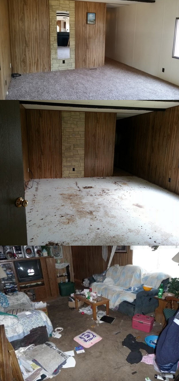 Mobile Home Makeover Before And After Rehab Pictures Mobile