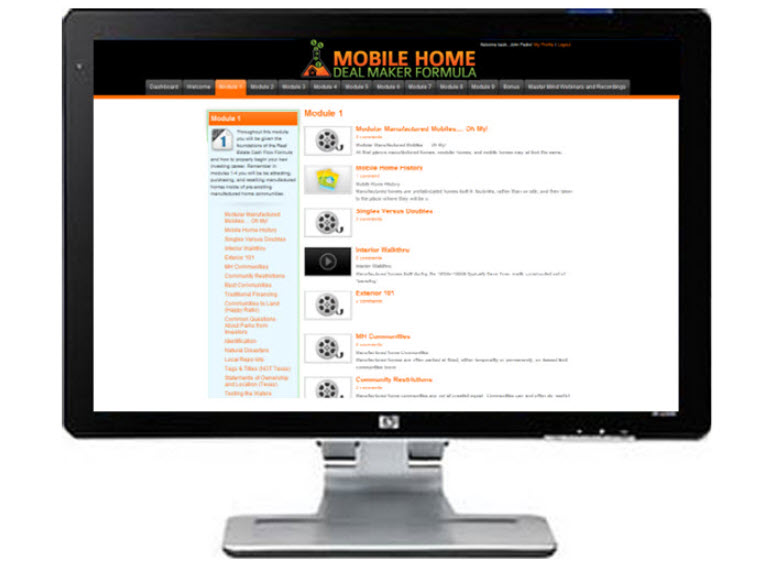 Mobile Home Formula Training Partnering Program + Application Page — Mobile Home Investing